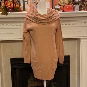 New York & Co. Soho Street Tunic Sweater with Cowl Neck